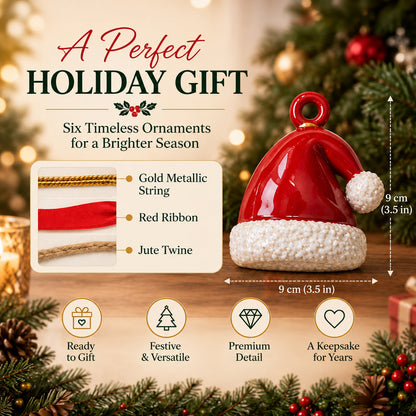 Christmas Pomeranian Ornament Gift Set