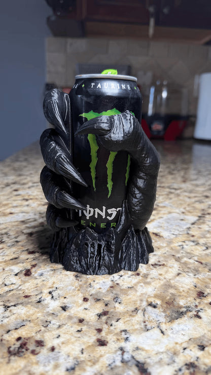 Scary Claw Can Holder - Fits Standard 16 oz Energy Drink Cans