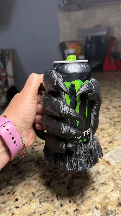 Scary Claw Can Holder - Fits Standard 16 oz Energy Drink Cans