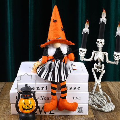 Handcrafted Halloween Cute Collectible Figurine Gnome Plush