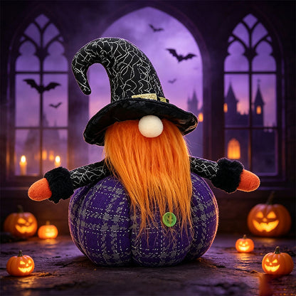 Handcrafted Halloween Cute Collectible Figurine Gnome Plush