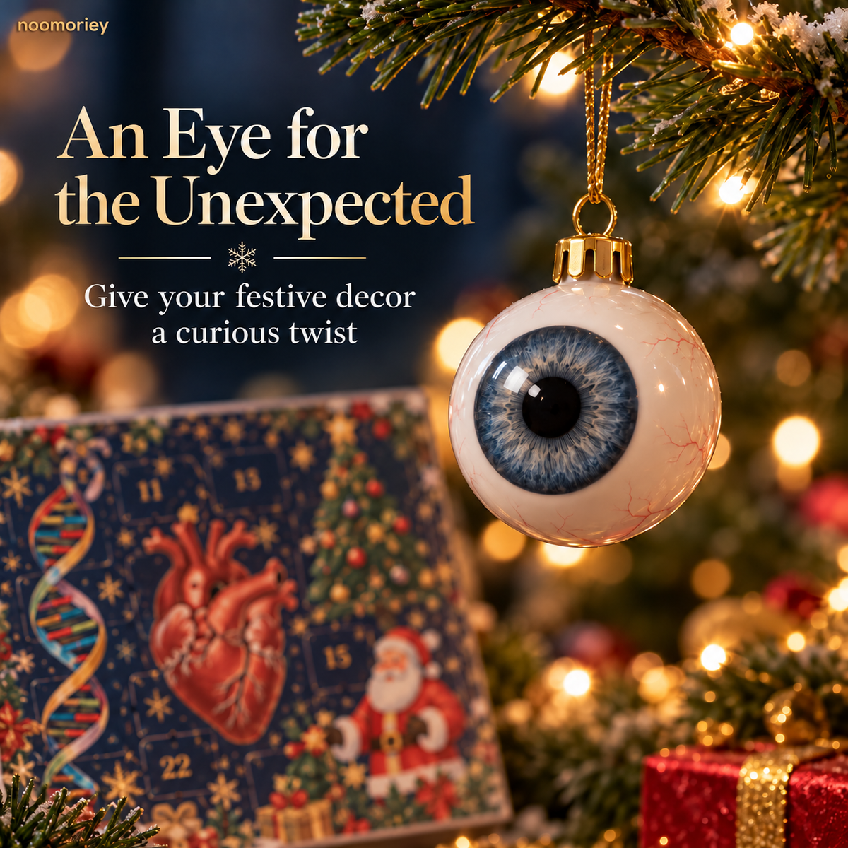 🎄 Anatomy Christmas Advent Calendar – Unique Organ-Shaped Ornaments & Holiday Surprises for Nurses, Medical Students & Science Lovers ！！！🎁