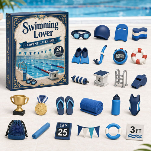 Swimming Lover Advent Calendar 2026 – 24 Acrylic Charms