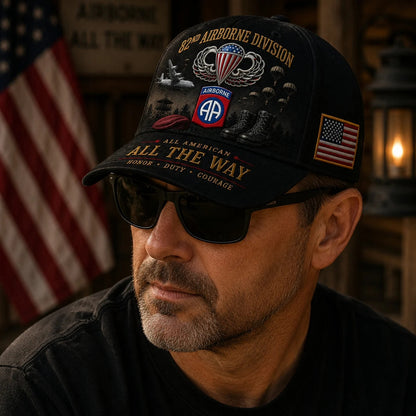 🪂✈️U.S. Army Airborne Units “All the Way” Tribute Cap