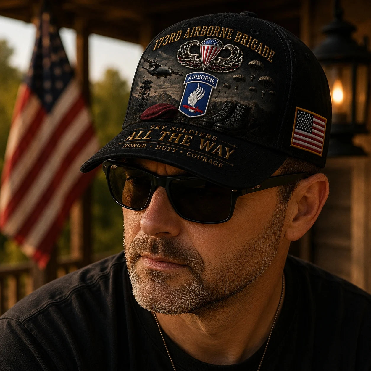 🪂✈️U.S. Army Airborne Units “All the Way” Tribute Cap