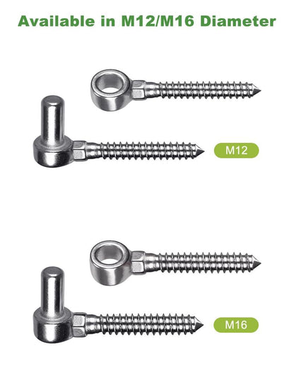 🔥Heavy-Duty M12 Fence Gate Hinge & Bolt Set (2-Pack)