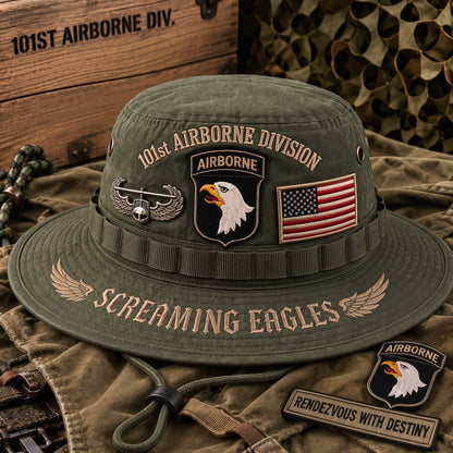 🇺🇸 Last Day Promo: 49% OFF🦅101st Airborne Division Screaming Eagles Tribute Boonie Hat