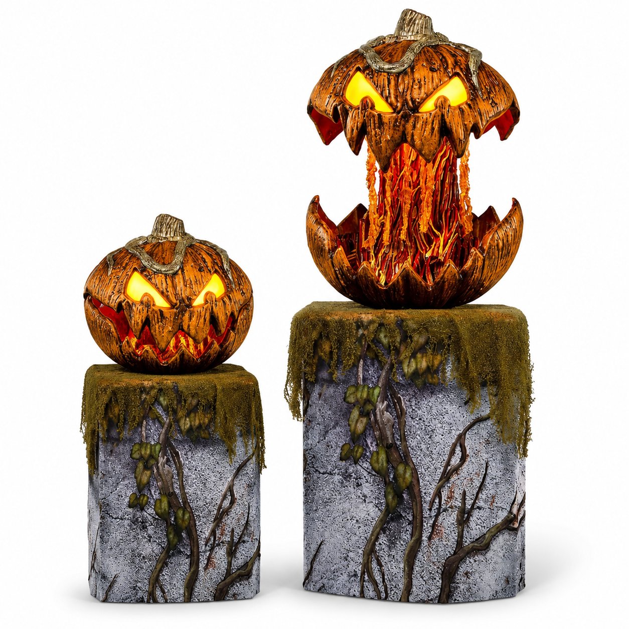 🎃 Bone‑Chilling Pop‑Open Pumpkin Light for Spooky Halloween Vibe
