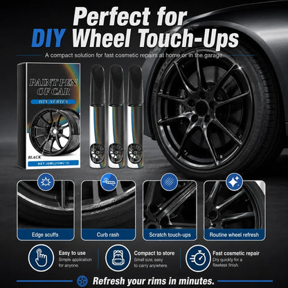 Wheel Scratch Repair Pen — Fix Curb Rash in 10 Min | Rust-Proof Formula