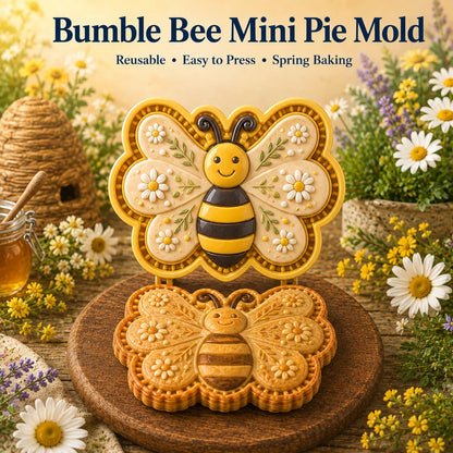 ⏳ Last Day 49% OFF – 🌸 8-Design Spring Garden Mini Pie Mold Collection | Reusable Embossed Molds for Shaping Detailed Bee, Butterfly, Ladybug, Sunflower, Cottage & More 🥧✨