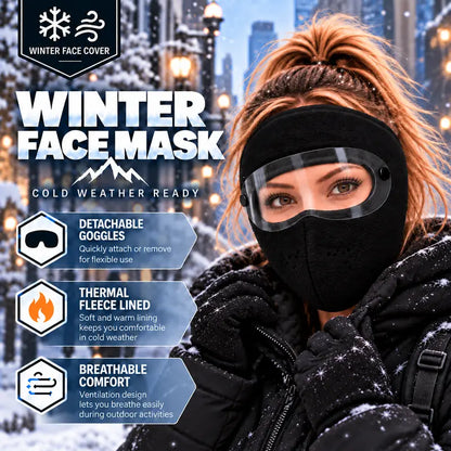 ❄️ Winter Face Mask with Detachable Goggles