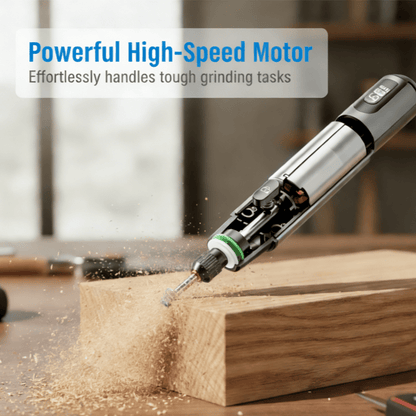 6-Speed Cordless Rotary Tool Kit with Digital Display