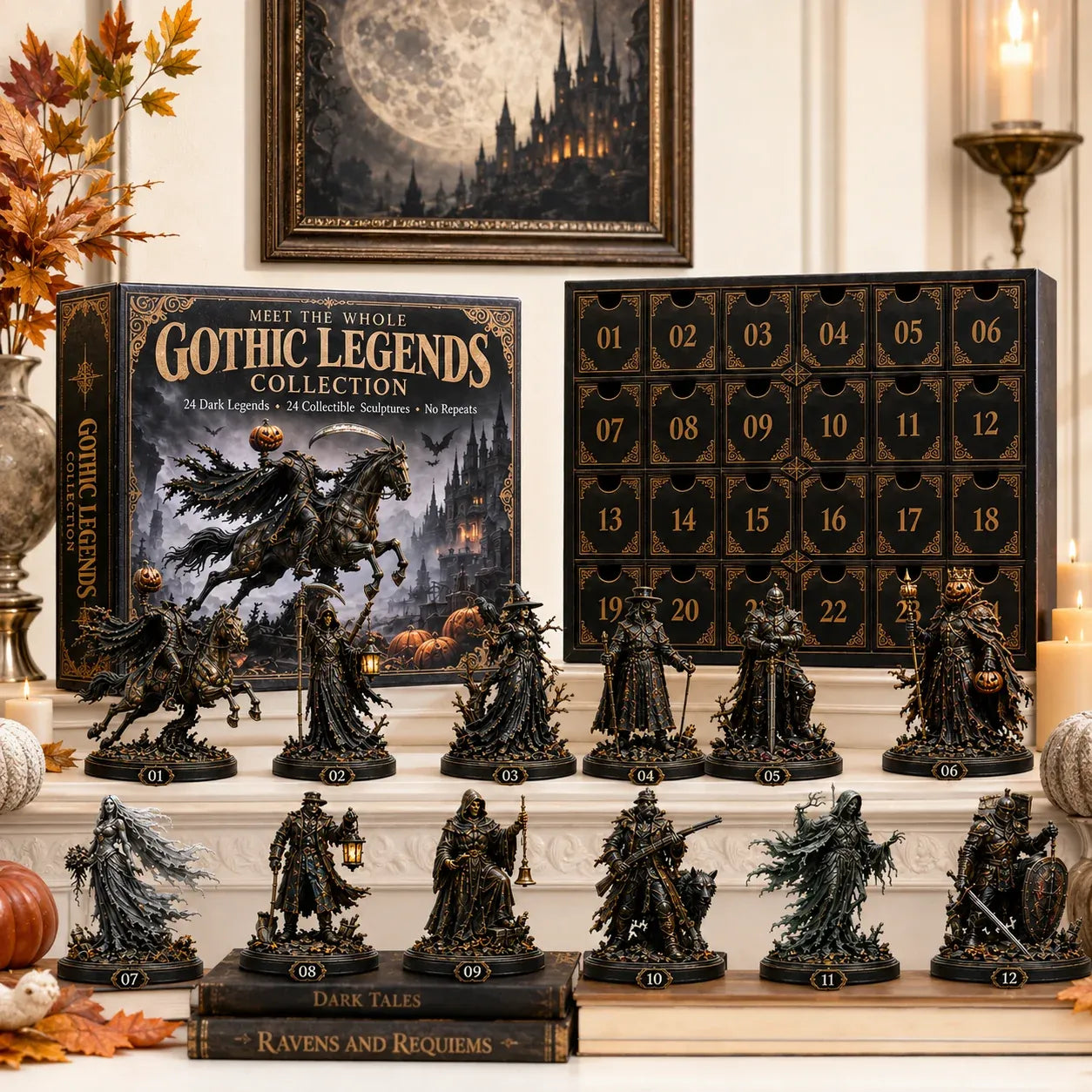 Gothic Legends Advent Calendar full collection