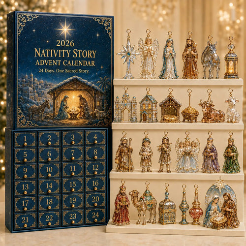 ✨ 2026 Nativity Story Christmas Advent Calendar | 24 Keepsake Ornaments Inspired by the Sacred Journey to Christmas 🎄🙏