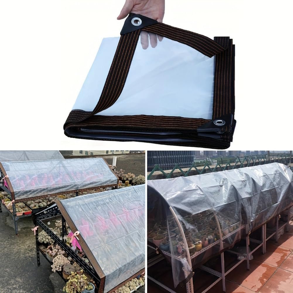 ⏰Limited Stock 60% OFF🌞💦🌊 Transparent Outdoor Protection System—Outdoor Cover with Metal Grommets💧