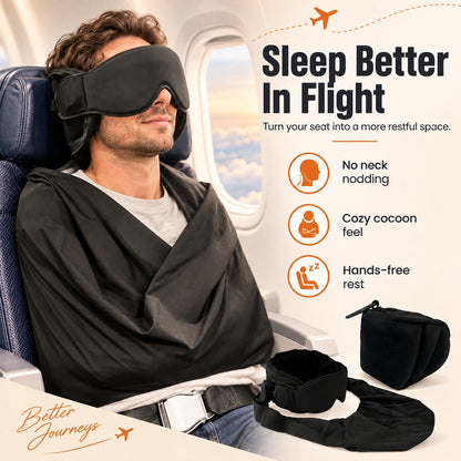 Integrated Travel Sleep Support Kit🧳——All-In-One Sleep Support for Head, Shoulders & Body