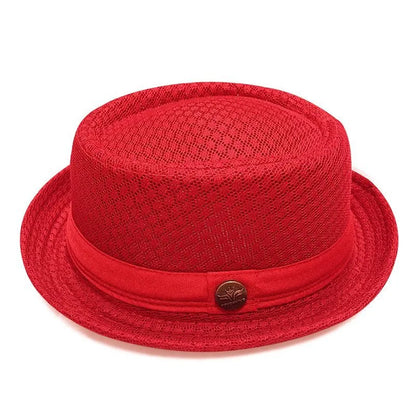 🔥Summer Mesh Pork Pie Hat