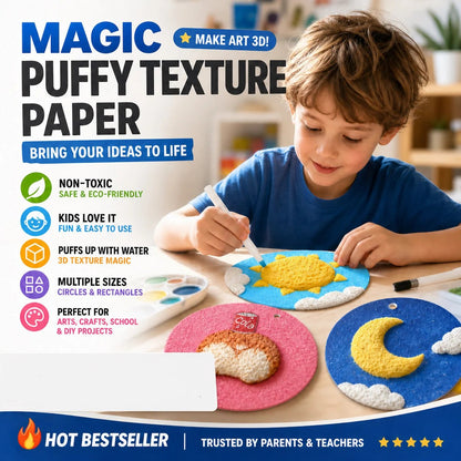 🎄Special Surprise Offer 🎁Buy 3 Get 2 Free!🔮Master the magic of painting!👩‍🎨Foam Texture Painting Paper🎁