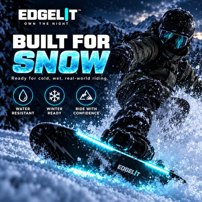 🏂 LED Snowboard Edge Light Kit – 7 Color Night Riding System❄️Light Up Every Run. Own Every Night✨