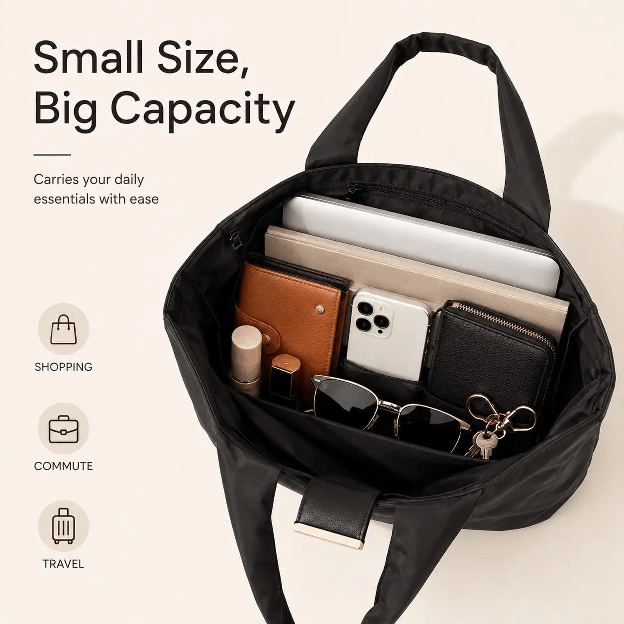 💖⏰Last Day Promotion 60% OFF🔥 - 👜Foldable Keychain Storage Tote Bag🛍