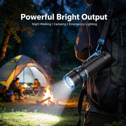Outdoor Hiking Rechargeable Portable Tactical Flashlight, Multi-Mode Bright LED mini Light