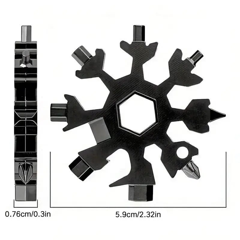🔥Hot Sale 49% OFF - 🪛 ❄️ Snowflake-shaped Multi-Function Screwdriver and Wrench