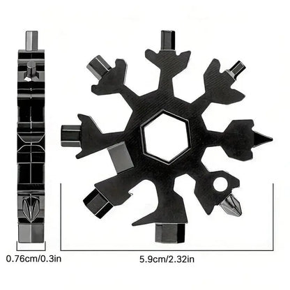 🔥Hot Sale 49% OFF - 🪛 ❄️ Snowflake-shaped Multi-Function Screwdriver and Wrench