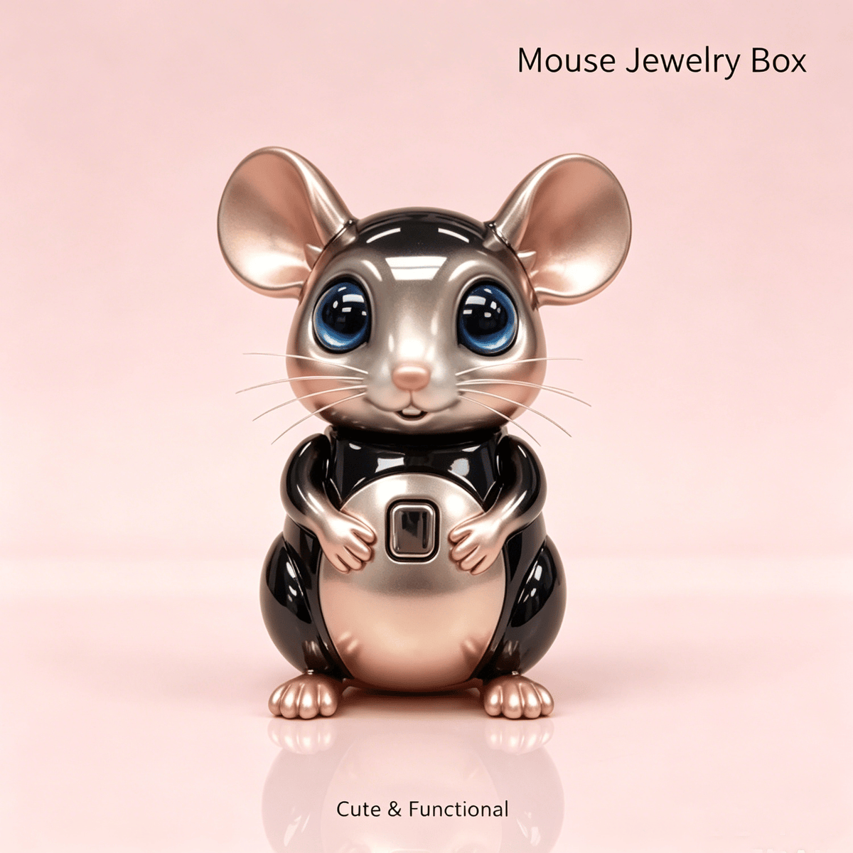 🎁Adorable Mouse Jewelry Organizer Box  Perfect Gift for Her