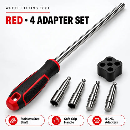 🔧 Heavy Wheel Fitting Tool – Hub Positioning & Tire Mounting Assistant