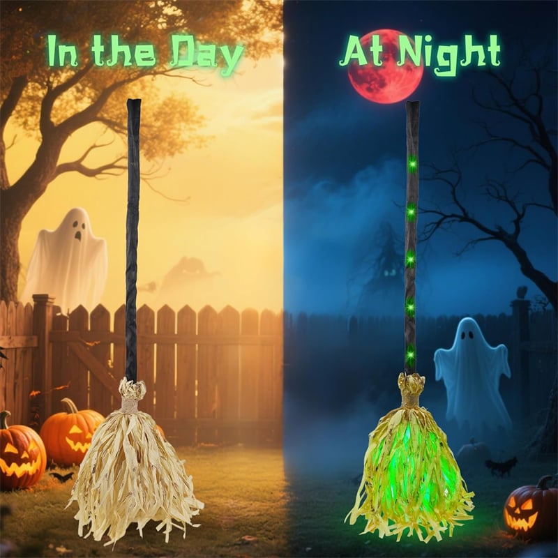 🔥Last Day 49% OFF - 🎃🧹Floating Witch's Broom –Haunted Dancing Moving Broom(📦Buy 2 Free Shipping)