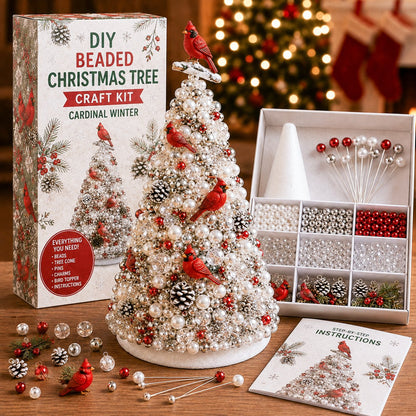 🔥Last Day 49% OFF - 🎄✨ DIY Beaded Christmas Tree Craft Kit(📦Buy 2 Free Shipping)