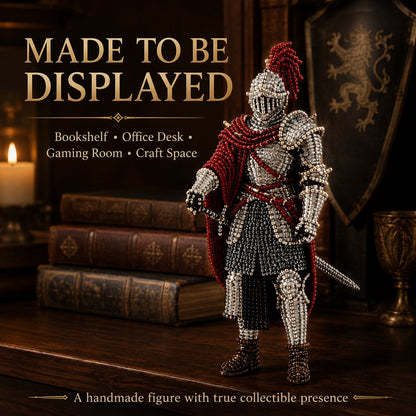⏳ Last Day 49% OFF – ⚔️ Beginner-Friendly DIY Legendary Medieval Knight 3D Beaded Figure Kit | Complete Kit with All Tools & Step-by-Step Guide Included 💕