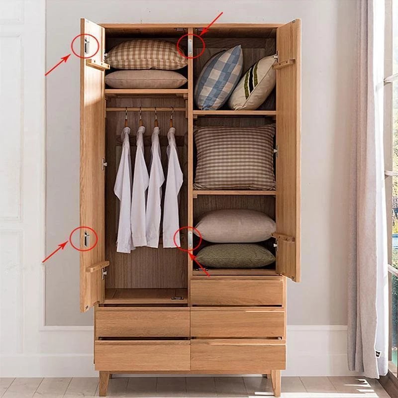Magnetic Door Closer Without Perforations