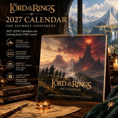 🧝📅 The Lord of the Rings 2027 Desk Calendar