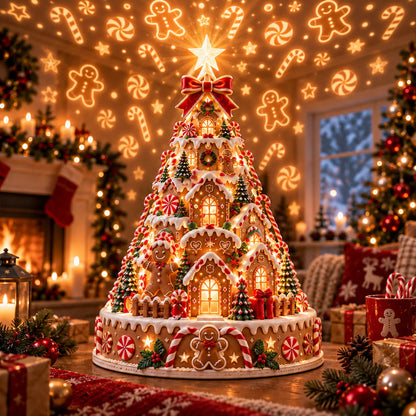 ⭐🏆 60,000+ Sold - 🎄MerryRealm™ Christmas Village Lightscape Tree