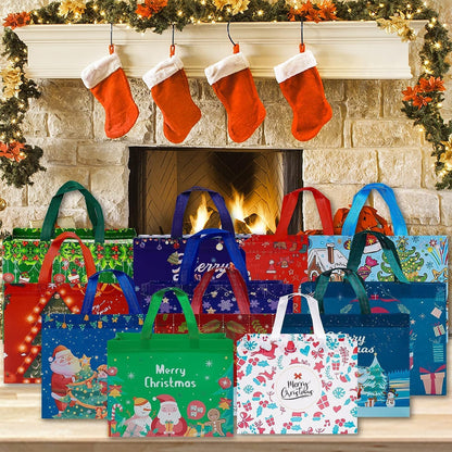 🎉🔥Christmas Early Discount 49% Off🔥 Christmas Gift Bags Large Reusable Tote Bags