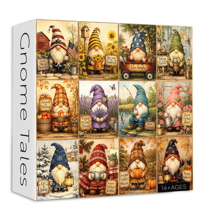 🔥Last Day 49% OFF - 🧙‍♂️🧩Gnome Tales Jigsaw Puzzle 1000 Piece