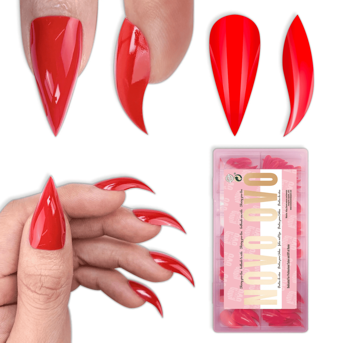 🖤✨3D Gothic Claw Press-On Nails | Instant Salon Drama