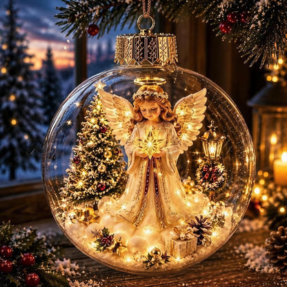 🎄Glowing Christmas Diorama Ornament | Mini Light-Up Holiday Scenes with Cozy Warm Glow & Ready-to-Hang Design ✨