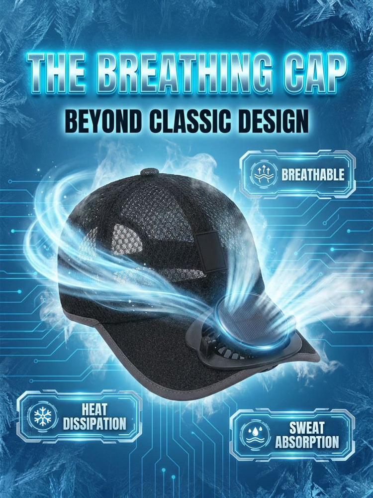 🚀 Solar Fan Hat: Sun to Breeze Instantly, No More Heatstrokes!