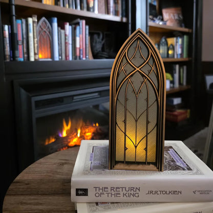 ✨ Fantasy Window Book Nook with LED Light