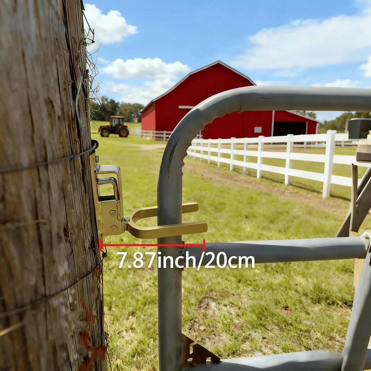 🔥🎁49% OFF🔥Instant Locking Gate Latch – Prevents Cattle, Sheep & Horses From Escaping