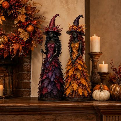 🔥Last Day 49% OFF-🧙Enchanted Autumn Witch Figurine (✨2026 Limited Edition)