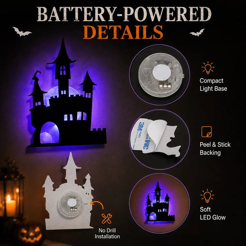 Halloween LED Wall Light Stickers