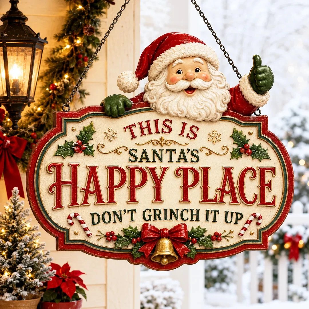 ⏳ Last Day 49% OFF – 🎄Christmas Character Wooden Hanging Sign Collection | 8 Festive Designs in 7.9 or 11.8 in with Vintage-Inspired Artwork, Layered Holiday Details & Hanging Design ✨