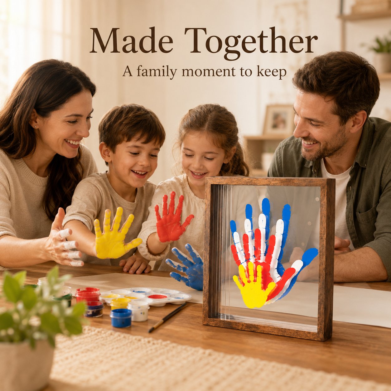 Family Handprint Frame Kit – Capture Precious Moments at Home