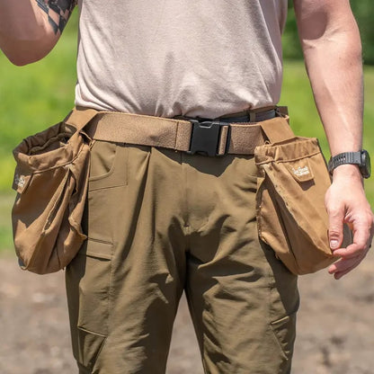 🔥Dove Belt – Versatile Hunting & Shooting Belt with Modular Pouch System, Adjustable Elastic Waistband, Water-Resistant Canvas, Quick-Access Shell Storage & Game Pouch