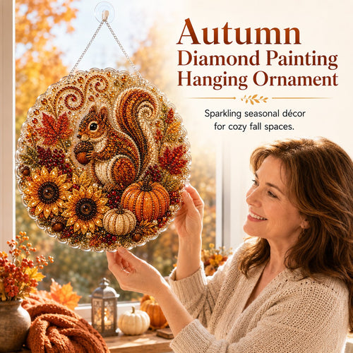 Autumn Diamond Painting Hanging Ornament