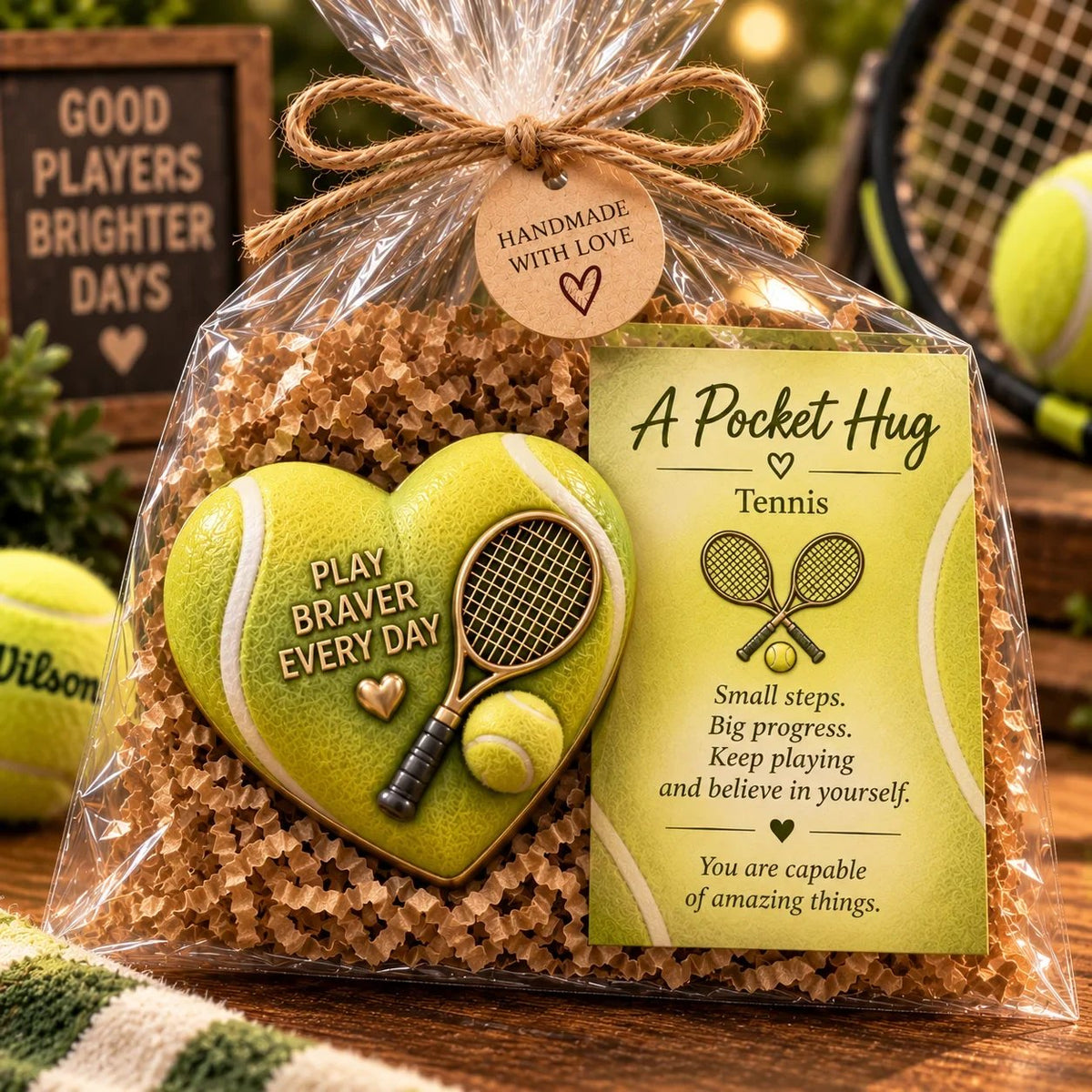 🏆 Sports Pocket Hug | Inspirational Athlete Keepsake Gift