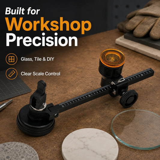 🔥Glass Circle Cutter Tool for Tiles and Ceramics with Adjustable Features, Cutting 300MM
